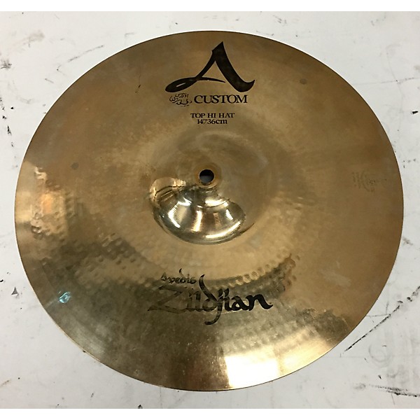 Used Zildjian Used Zildjian 14in A Custom Hi Hat Pair Cymbal