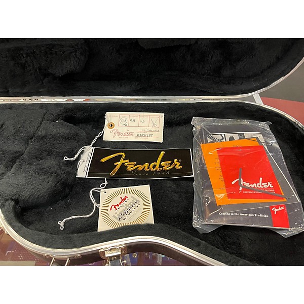 Used Fender Used Fender American South Dakota Lottery Stratocaster Graffiti Yellow Solid Body Electric Guitar