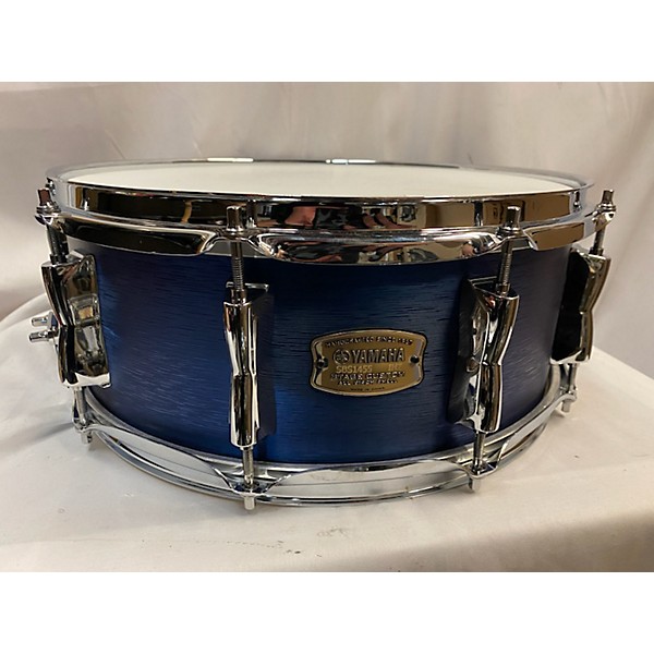 Used Yamaha Used Yamaha 5.5X14 Stage Custom Birch Snare Drum Silky Blue