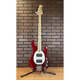 Used Sterling by Music Man Used Sterling By Music Man Ray4 Candy Apple Red Electric Bass Guitar