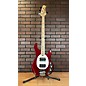 Used Sterling by Music Man Used Sterling By Music Man Ray4 Candy Apple Red Electric Bass Guitar thumbnail