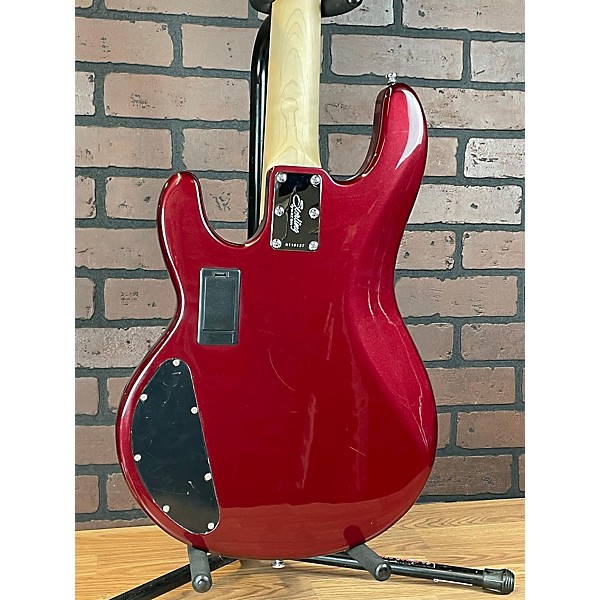 Used Sterling by Music Man Used Sterling By Music Man Ray4 Candy Apple Red Electric Bass Guitar