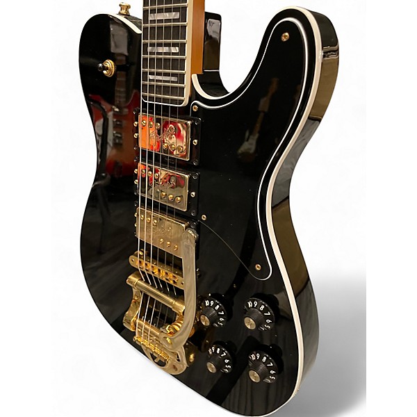 Used Fender Used Fender Parallel Universe Vol II Troublemaker Telecaster Deluxe Black Solid Body Electric Guitar