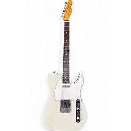 Used 2018 Fender 1960 custom Tele Journeyman Olympic White Solid Body Electric Guitar