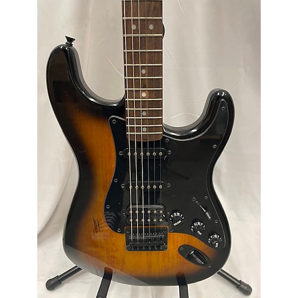 Used Squier Used Squier Bullet Stratocaster 2 Tone Sunburst Solid Body Electric Guitar