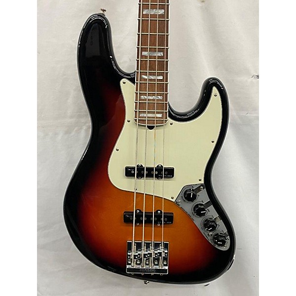 Used Fender Used Fender American Ultra Jazz Bass 3 Color Sunburst Electric Bass Guitar