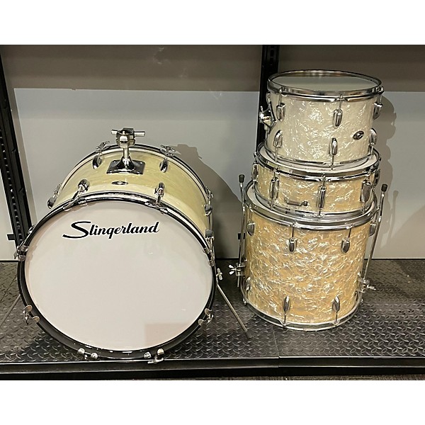 Vintage Slingerland 1970s 4 Piece Drum Kit