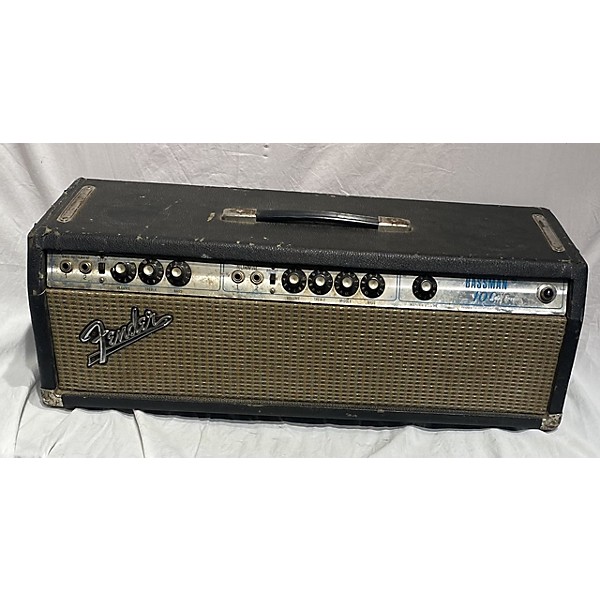 Vintage Fender 1972 Bassman 100 Silver Face Tube Guitar Amp Head