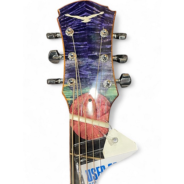 Used Sega Guitars By Sergiusz Stanczuk "space 2"  Grand auditorium multiscale Natural Acoustic Electric Guitar