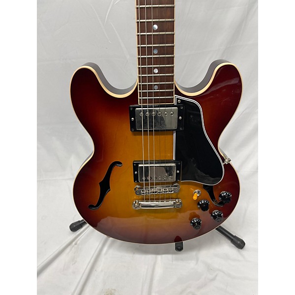 Vintage Gibson Vintage 1996 Gibson Custom Es-336 Cherry Sunburst Hollow Body Electric Guitar