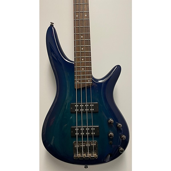 Used Ibanez Used Ibanez SR370 Blue Electric Bass Guitar