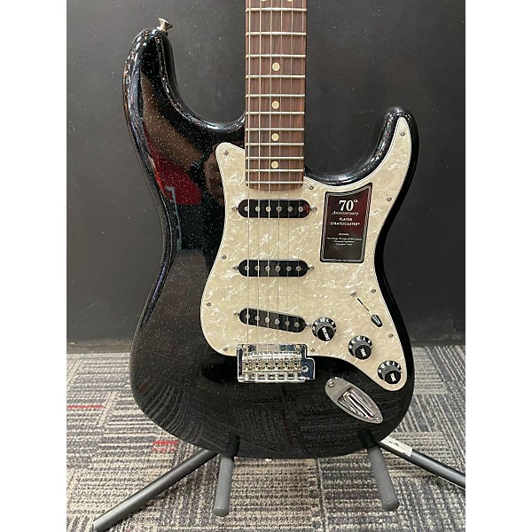 Used Fender Used Fender Player Stratocaster 70th Aniversary Nebula Noir Solid Body Electric Guitar