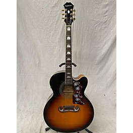 Used Epiphone Used Epiphone EJ200CE 2 Tone Sunburst Acoustic Electric Guitar