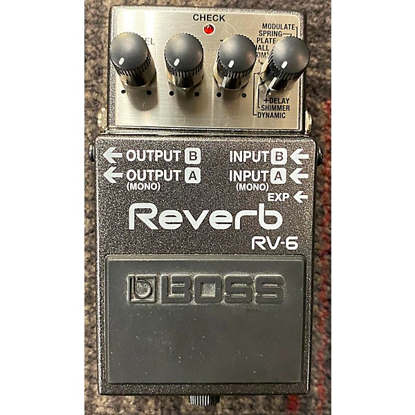 Used BOSS RV6 Digital Reverb Effect Pedal