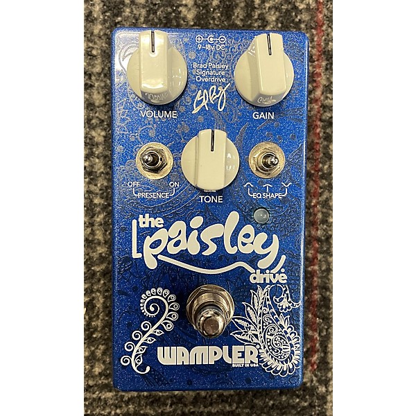 Used Wampler Brad Paisley Signature Overdrive Effect Pedal