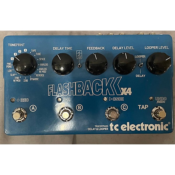 Used TC Electronic Flashback X4 Delay And Looper Effect Pedal