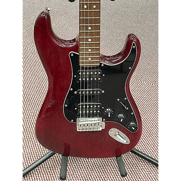 Used Fender Used 2012 Fender Modern Player Stratocaster HSS Crimson Red Trans Solid Body Electric Guitar