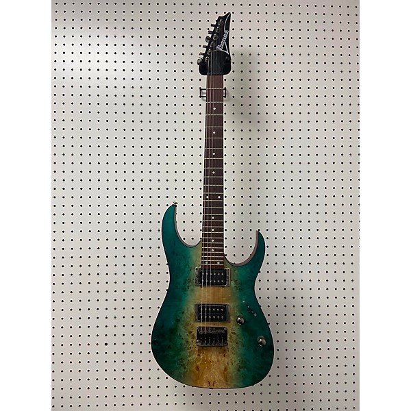 Used Ibanez Used Ibanez RG421PB Caribbean Shoreline Solid Body Electric Guitar