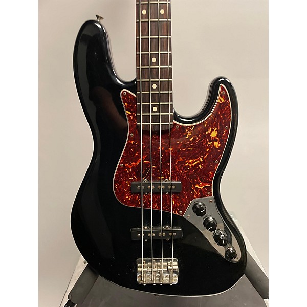 Used Fender Used Fender Standard Jazz Bass Black Electric Bass Guitar