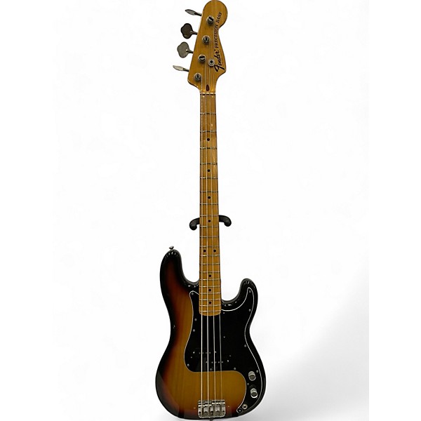 Vintage 1973 Fender Precision Bass Sunburst Electric Bass Guitar