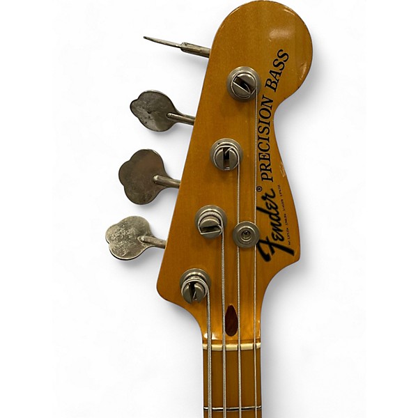 Vintage 1973 Fender Precision Bass Sunburst Electric Bass Guitar