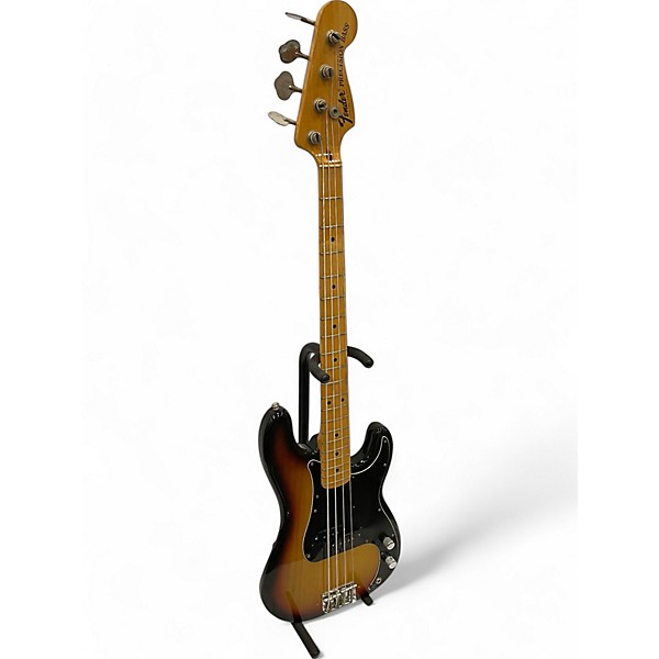 Vintage 1973 Fender Precision Bass Sunburst Electric Bass Guitar