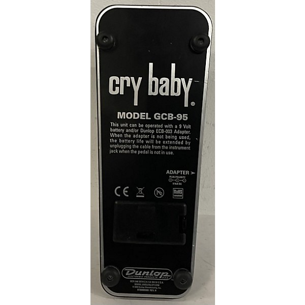 Used Dunlop GCB95 Original Crybaby Wah Effect Pedal