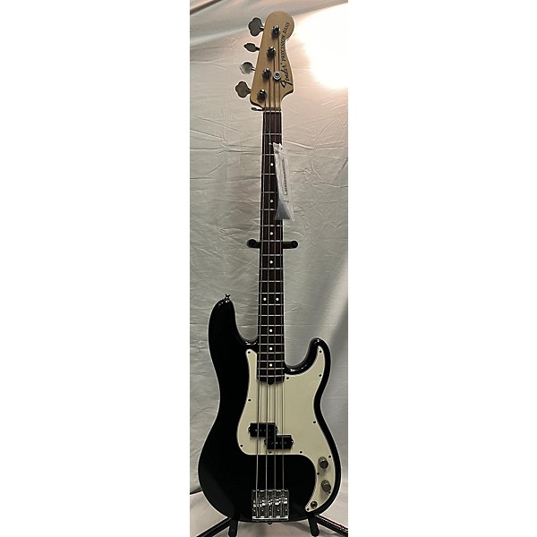 Used Fender Used Fender American Standard Precision Bass Black Electric Bass Guitar