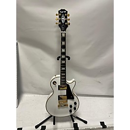 Used Epiphone Used Epiphone Les Paul Custom Alpine White Solid Body Electric Guitar