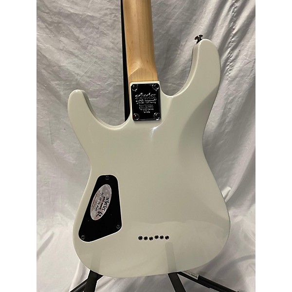 Used Schecter Guitar Research Used Schecter Guitar Research Omen 6 White Solid Body Electric Guitar