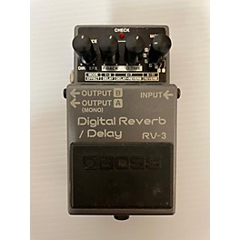 Used Boss Used BOSS RV3 Digital Reverb Delay Effect Pedal