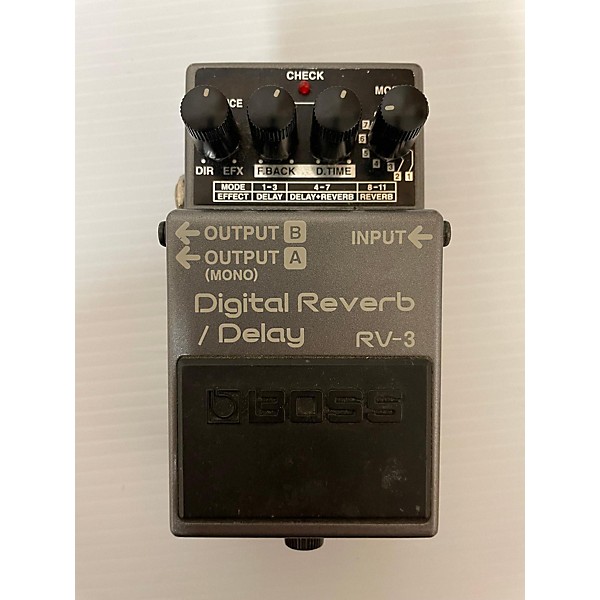 Used Boss Used BOSS RV3 Digital Reverb Delay Effect Pedal