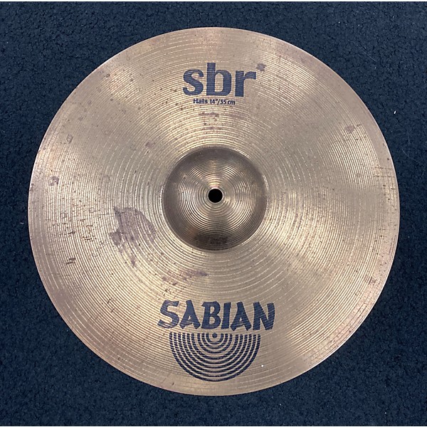 Used SABIAN Used SABIAN 14in SBR Hi Hat Pair Cymbal