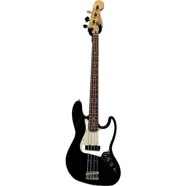 Used Fender Used Fender Standard Jazz Bass Black Electric Bass Guitar