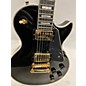 Used Epiphone Used Epiphone Les Paul Custom Black And Gold Solid Body Electric Guitar