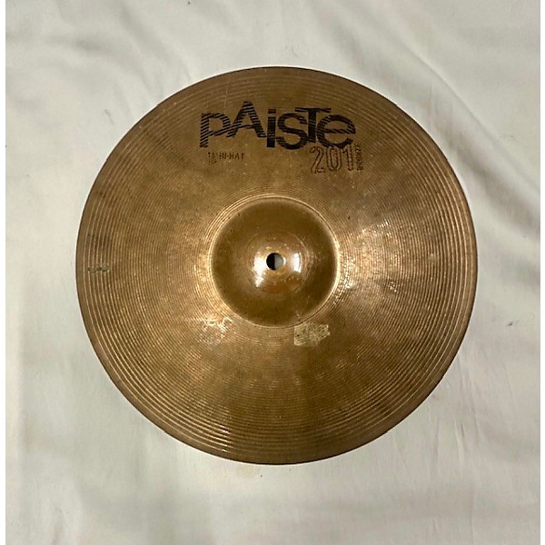 Used Paiste Used Paiste 14in 201 Bronze Hi Hat Pair Cymbal