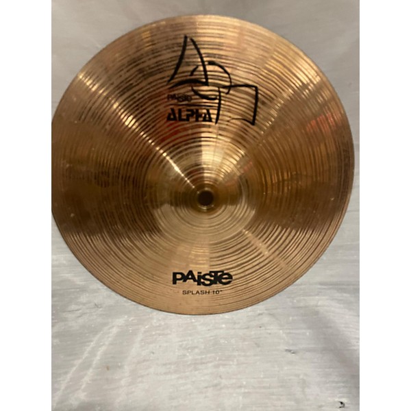 Used Paiste 10in Alpha Thin Splash Cymbal