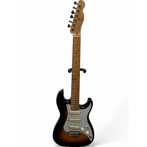 Used Squier BULLET ONE 3 Tone Sunburst Solid Body Electric Guitar