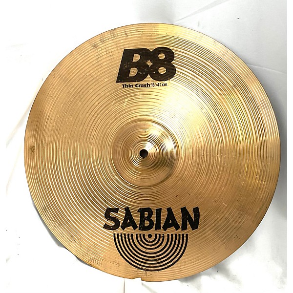 Used SABIAN Used SABIAN 16in B8 Crash Cymbal