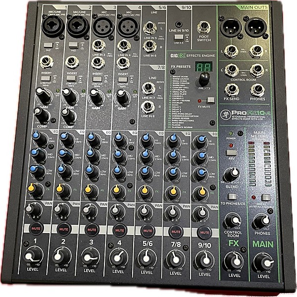 Used Mackie Used Mackie PROFX10 Unpowered Mixer