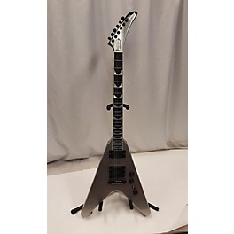 Used Gibson Dave Mustaine SILVER METALLIC Solid Body Electric Guitar