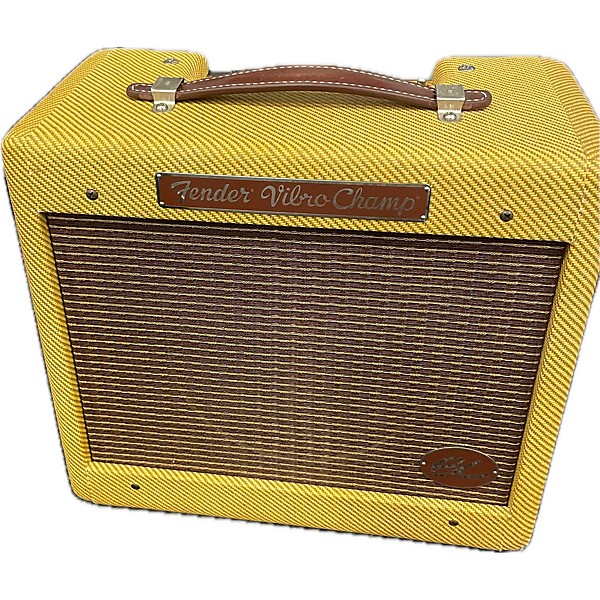 Used Fender Eric Clapton Signature Vibro Champ 5W 1X8W Handwired Tube Guitar Combo Amp