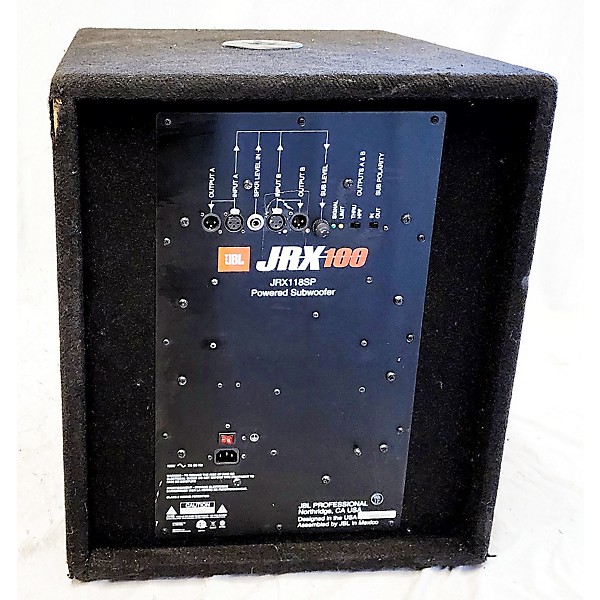 Used JBL JRX118SP 500W Powered Subwoofer