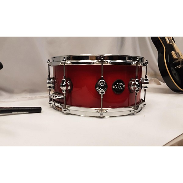 Used DW Used DW 6.5X14 Performance Series Snare Drum Candy Apple Red