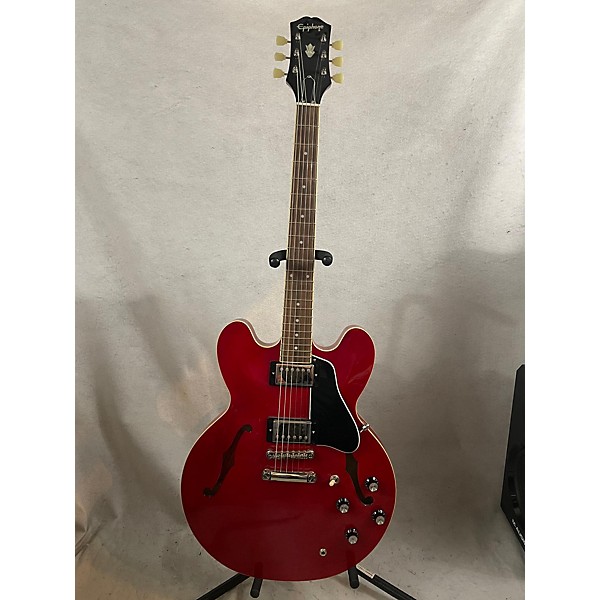 Used Epiphone Used Epiphone ES335 Cherry Hollow Body Electric Guitar