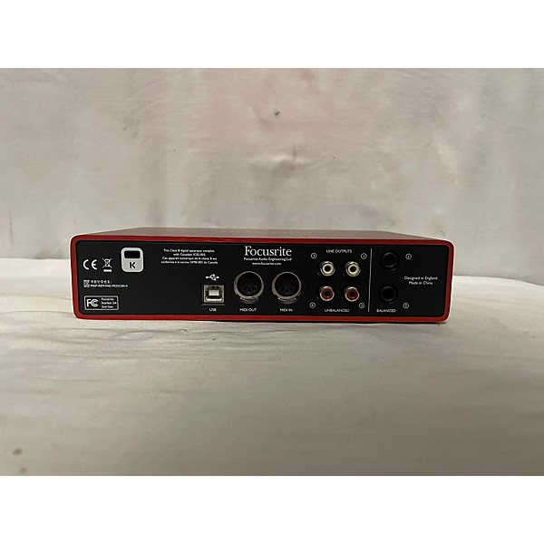 Used Focusrite Scarlett 2i4 Gen 2 Audio Interface