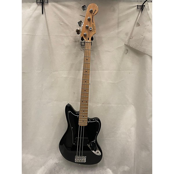 Used Squier Affinity Jaguar Bass Electric Bass Guitar Black Guitar Center