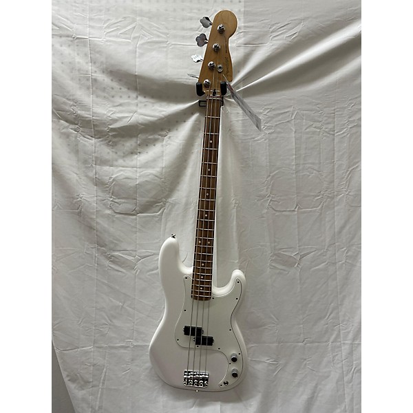 Used Fender Used Fender Player Precision Bass White Electric Bass Guitar