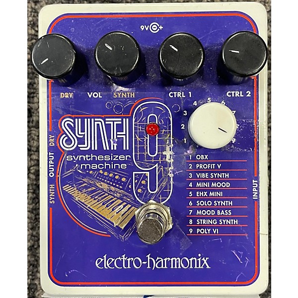 Used Electro-Harmonix SYNTH9 Synthesizer Effect Pedal