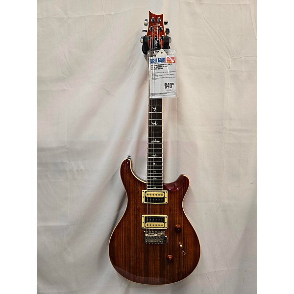 Used PRS Used PRS CM25 SE Custom 24 Zebra Wood Solid Body Electric Guitar